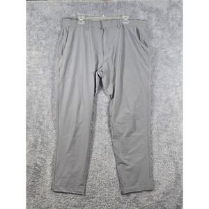 Fabletics Men Grey The Only Pants Stretch Pockets PT2355650 38x32 (28")